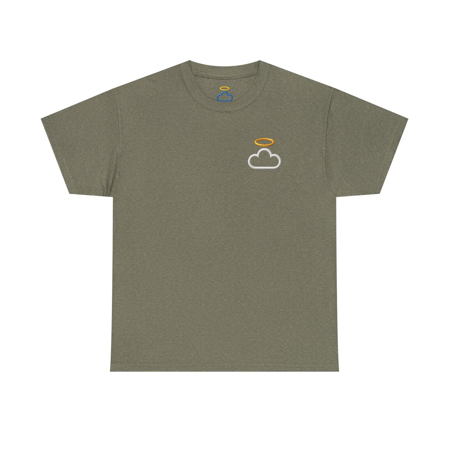 Heavenly Cloud Tee, Unisex Cotton Shirt, Casual Graphic Tee, Spiritual Wear, Gift for Dreamers, Streetwear Essentials