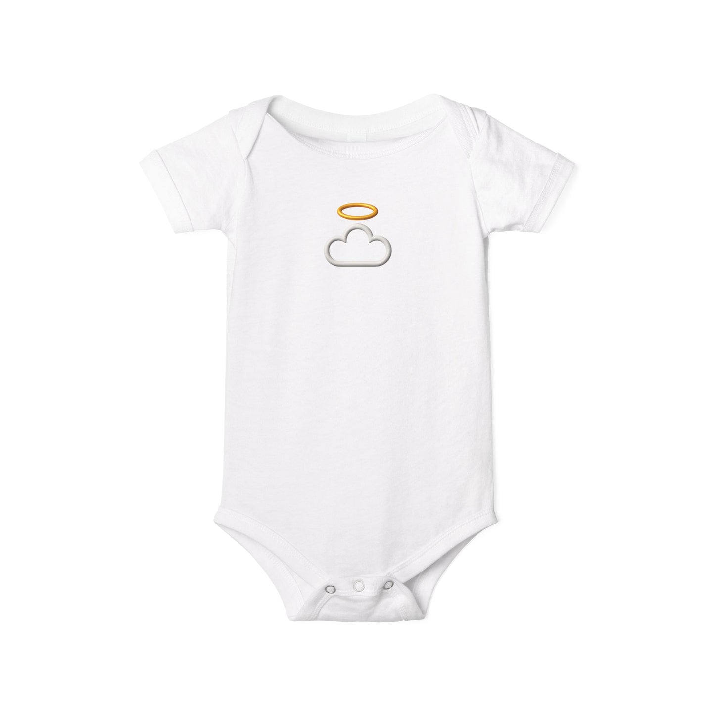 Cherubic Infant Jersey One Piece, Baby Bodysuit, Newborn Outfit, Gifts for Baby Showers, Cute Baby Clothes, Cloud Design