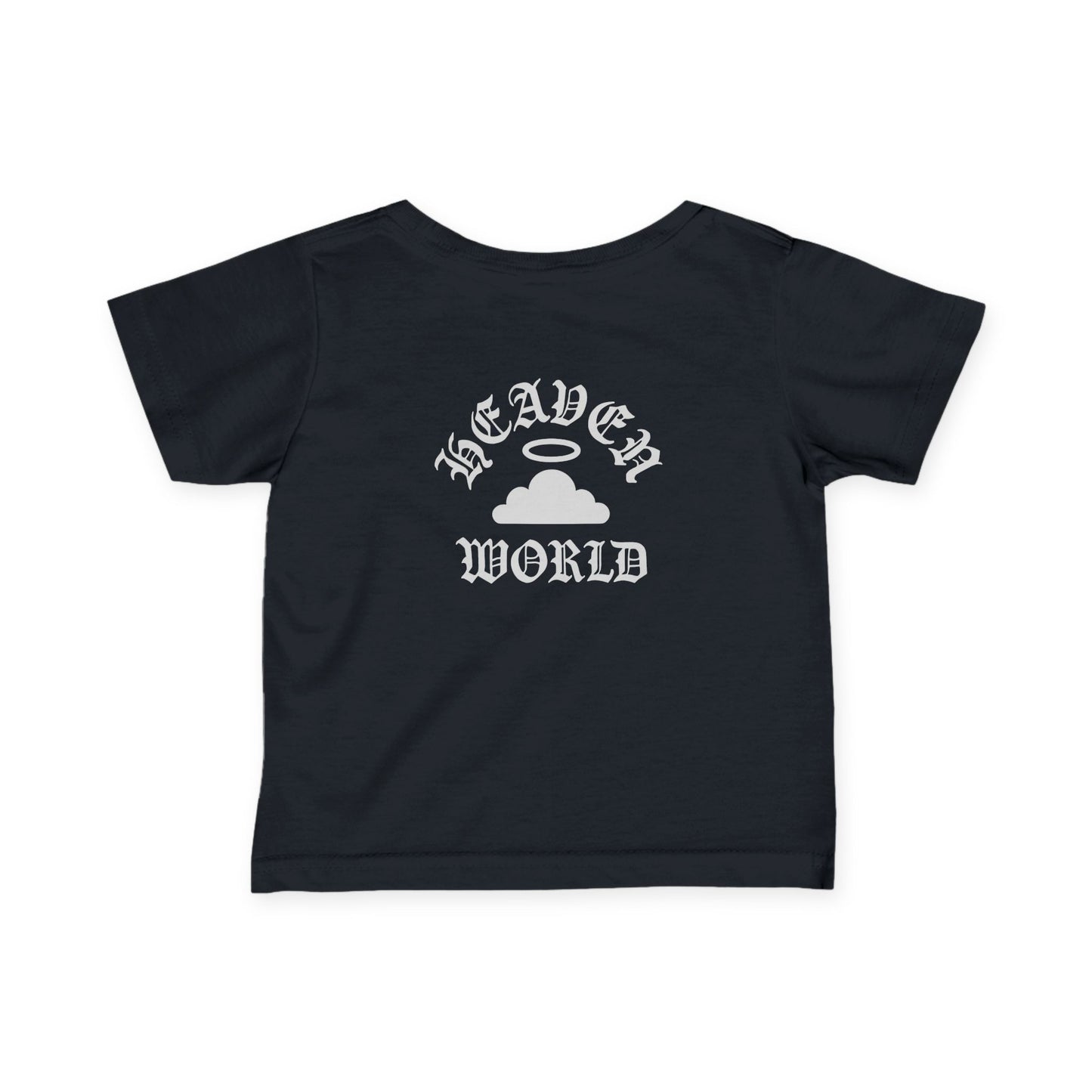 Heavenly Infant Tee | Cute Baby Shirt, Cloud and Halo Design, Newborn Gift, Christening Outfit, Toddler Apparel