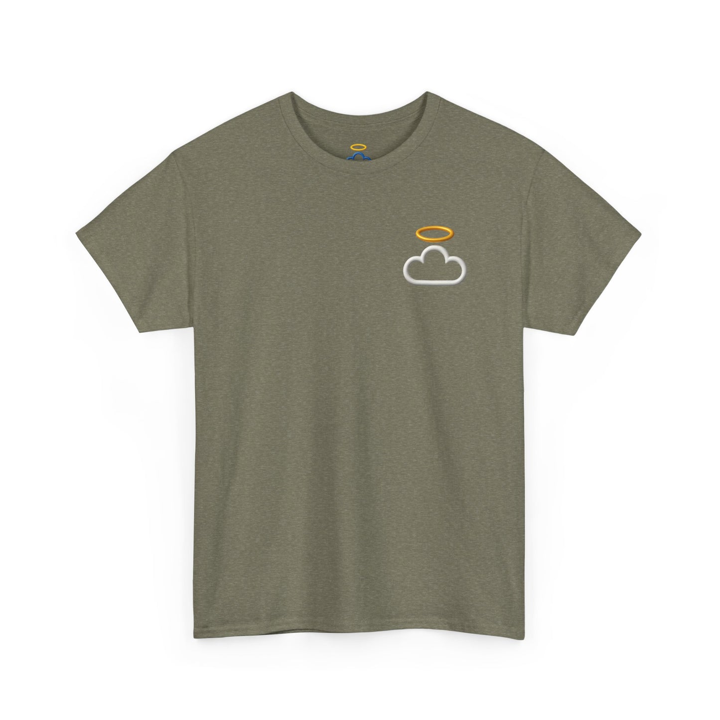 Heavenly Cloud Tee, Unisex Cotton Shirt, Casual Graphic Tee, Spiritual Wear, Gift for Dreamers, Streetwear Essentials