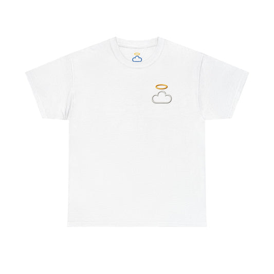 Heavenly Cloud Tee, Unisex Cotton Shirt, Casual Graphic Tee, Spiritual Wear, Gift for Dreamers, Streetwear Essentials