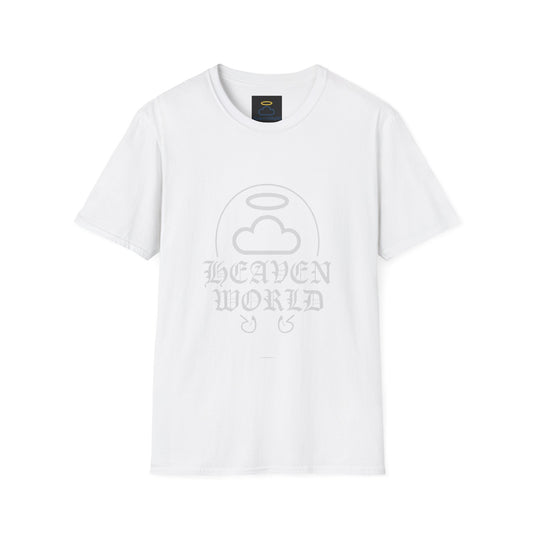 Heaven World Unisex T-Shirt, Casual Wear, Street Style, Gift for Friends, Graphic Tee, Everyday Comfort